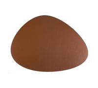 Lacor - 66847 - Set de Table Ovale Simone, Cuir 100% recy abriqué en Espagne, Produit Artisanal, Durable et résistant, certifié Oeko-Tex, épaisseur 1,6 mm, 45 x 35 cm