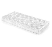 Lacor 66871 - Lacor_ moule à bonbel en cœur, blanc, 28x28x3 cm | Ustensile professionnel durable; conçu pour un rendement optimal y nettoyage rapide et facile au lave-vaisselle