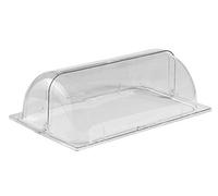 Lacor 66907P - Polycarbonate Couvercle Roll Top, GN 1/1 | Ustensile professionnel durable; conçu pour un rendement optimal y nettoyage rapide et facile au lave-vaisselle
