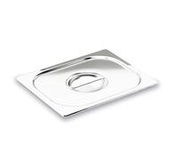 Lacor - 66908DZ - Couvercle hermétique en acier inoxydable, taille standard, poignée ergonomique, compatible avec bac Gastronorm GN 2/1