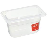 Bac 1/9 en polypropylene Lacor GN Blanc 0,90 L