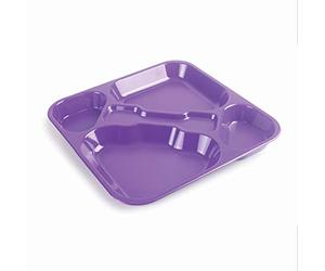 Lacor - 66961 - Plateau Automatique Fabriqués en Polycarbonate de pyrogène Maximum, Compatible avec Le Couvercle 66962, Dimensions 33 x 33 x 4 cm, Violet