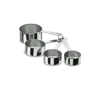 Lacor Verres doseurs 67007 – Jeu 4 pièces Inox 18%Cr Noir