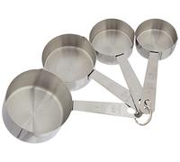 Lacor-67007-MEASURING CUP 4 PCS. SET S/S. 18%Cr, Noir