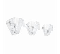 Lacor 67131 - Jeu de 3 cruches triangulaires en plastique mesurant 250-5...