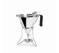 Lacor 67150 Entonnoir doseur en acier inoxydable 18/10 avec système de levier pour un débit réglable, 2'00 L, Argent