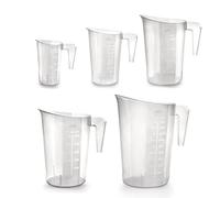 Lacor 67215 - Ensemble de 5 cruches mesureuses, tasses mesureures