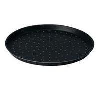 Lacor-67824-PERFORATED PIZZA PAN,ALUMINIUM 24, Noir