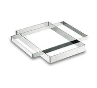Lacor Rectangle Inox 18/10 31x48x5 Cm.