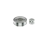 Lacor Emporte-pièces 68070 Boîte de 9 découpoirs ronds cannelés en inox