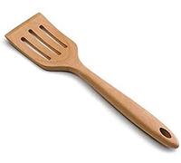 SPATULE PERFOREE EN BOIS HÊTRE 30X6 CMS