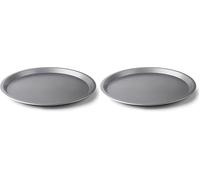 LACOR - 68473 - Moule à Pizza, Plaque de Four à Pizza, Moule Antiadhésif, Collection Delize, Sans PFOA, Va au Four, au Réfrigérateur et au Congélateur, Acier au Carbone, Ø34 cm, Hauteur 2 cm