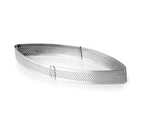 Lacor - 68498 - Anneau de feuille perforé, Anneau micro perforé, Finition exceptionnelle, Idéal pour la brise, Acier inoxydable 18/10, Passe au lave-vaisselle, Va au four, Va au congélateur, 18x8x2 cm