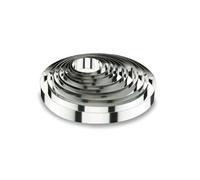 Lacor-68516-ROUND CAKE RING 16x4,5 CM.- STNLS