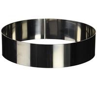 Lacor Emporte-pièce Cercle à tarte rond 68518 18 x 4,5 cm 18/10 argenté