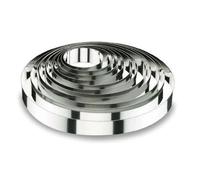 Lacor - 68522 - Cercle À Tarte Ronde 22x4,5 Cm - 18 / 10