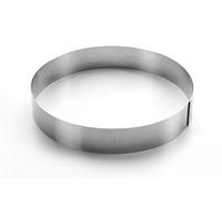 Lacor 68526 Emporte-Pièces Cercle à Tarte Ronde 26 x 4,5 cm 18 / 10, Argent