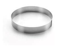 Lacor 68526 Emporte-Pièces Cercle à Tarte Ronde 26 x 4,5 cm 18 / 10, Argent