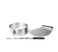Lacor 68527 - Ensemble de 3 ustensiles, ensemble coupe-gâteau, pâte, anneau