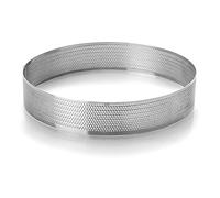 LACOR 68538 Cercle Rond perforé Acier Inoxydable Gris 18 cm