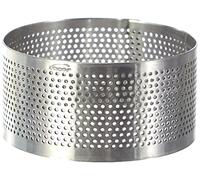 Lacor 68547 Cercle Rond perforé Acier Inoxydable Gris 7 cm, 7 x 7 x 4 cm