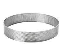 Lacor 68554 cercle rond perforé acier inoxydable gris 24 cm Gris G