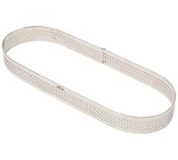 LACOR 68580 Cercle Ovale perforé Acier Inoxydable Gris 7 x 20 x 2 cm