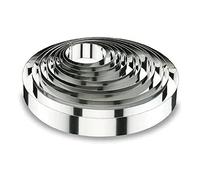 Lacor 68608 Emporte-Pièces Cercle à Tarte Rond 8 x 6 cm Inox 18 / 10