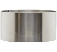 Lacor Emporte-pièces cercle à tarte 68612 rond 12 x 6 cm 18/10 argent