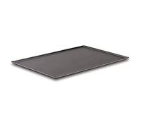 Lacor 68660 - Plaque de four en aluminium avec antiadhésif 60x40-noir | Ustensile professionnel durable; conçu pour un rendement optimal y nettoyage rapide et facile au lave-vaisselle
