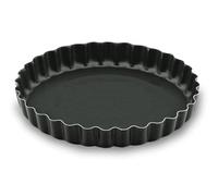 Lacor – Moule à tarte 68732 – Aluminium antiadhésif 32 cm – Ultra-léger – Noir