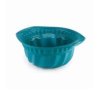 Lacor - 68767 - Moules à pâtisserie en platine, Moule à gâteau éponge Savarin, Moule en silicone, antiadhésif, Flexible, Sans BPA, Micro-ondes, 22x11 cm, 2,3 L