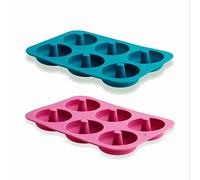 LACOR 68770, 2 moules en silicone de 100 par 100 pour faire 6... | Ustensile professionnel durable; conçu pour un rendement optimal y nettoyage rapide et facile au lave-vaisselle