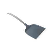 Lacor - 68805 - Spatule de Cuisine, Spatule à Pâtisserie, Spatule à Biscuits Savoureux, Manche Ergonomique en Acier Inoxydable, Anti-rayures, Nylon, Sans BPA, Lavable au Lave-vaisselle, 32,5x16,8x11cm