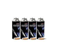 Lacor - 68947 - Set de 4 Cartuchos de Gas (LPG), Universal, 220 g / 420 ml, Categoría 1, Tapa Protectora y Sistema de Seguridad, Compatible con Sopletes Lacor