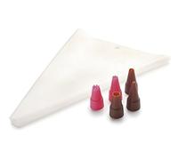 Lacor 68971 - Jeu de 5 buses et manchon en silicone 19x7x5 cm - Blanc