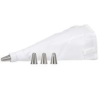 Lacor 68972 - Jeu de 4 buses en acier inoxydable + pochette à pâtisserie 24