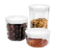 Lacor 69051 3 Boîte Sous Vide 0.7 / 1.4 / 2 L, Transperant | Ustensile professionnel durable; conçu pour un rendement optimal y nettoyage rapide et facile au lave-vaisselle