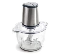 LACOR Hachoir électrique QUARTZ 69073 – 4 lames, 2 vitesses, 300 W, 2 L – Verre Gris