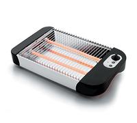 Lacor Grille-pain électrique horizontal 69163 – 20 x 25 cm – Gris