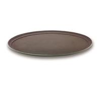 Lacor 69168 Plateau Ovale Anti Dérapant en Fibre 56X68, Brown