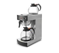 Lacor 69272 - cafetière électrique avec 2 bidons 2100w 1,8 litres - gris | Ustensile professionnel durable; conçu pour un rendement optimal y nettoyage rapide et facile au lave-vaisselle