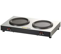 Lacor 69282 - Plaque chauffante double bouteille de café, 180 W