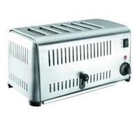 Lacor 69296 - Grille-pain buffet en acier inoxydable 6 emplacements