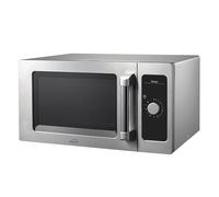 Lacor - 69329 - Micro-ondes Tempo, Inox 18/10, Chauffage Homogène, 1550 W, Usage Professionnel, Cavité Intérieure Inox, Adapté aux Grands Plats, 51x43x31 cm