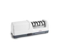 Lacor - 69432 - Aiguiseur de couteaux Drei, électrique 18 W, avec disques diamantés, Pour couteaux en acier et en céramique, Base antidérapante et magnétique, 2800 tr/min, Dimensions 26.5x10.7 cm