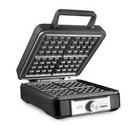 Lacor - 69434 - Gaufrier Électrique pour 4 Gaufres Gantois, 25 x 32 x 12 cm, Revêtement Antiadhésif sans Pfas, Régulateur de Température, Poignée Thermique, Cuisson Rapide et Uniforme