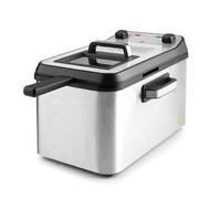 Lacor - 69447 - Friteuse électrique intacte, acier inoxydable, haute puissance 3270W, capacité 4.2L, filtre anti-odeur, 36.5x22x25cm