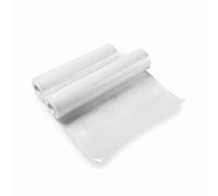 Lacor 69462 - 2 rouleaux de sac lisse vides 22x5-28x5 m | Ustensile professionnel durable; conçu pour un rendement optimal y nettoyage rapide et facile au lave-vaisselle