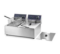 Lacor Friteuse électrique double professionnelle 69466 2×2500 W 12 L Inox